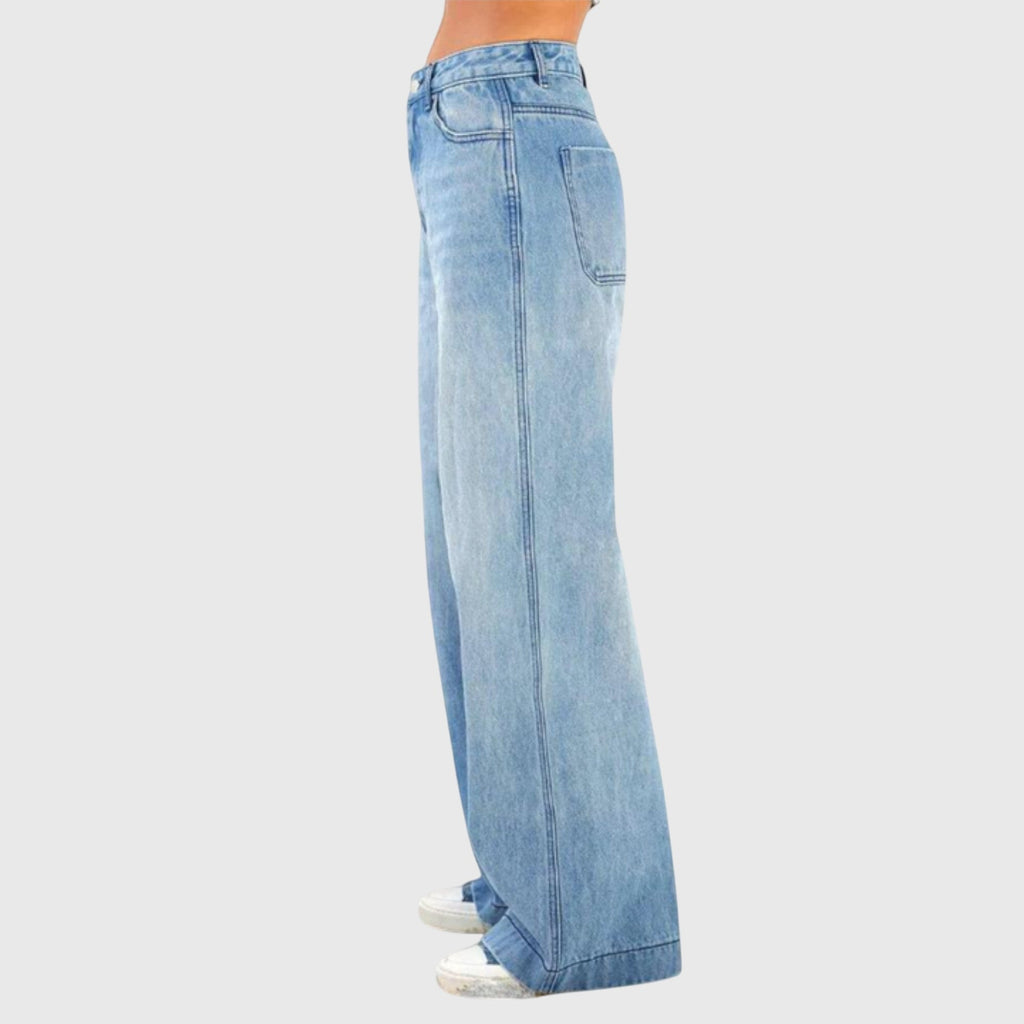High Rise Baggy Wide Leg Jeans