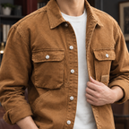 Relaxed Fit Cotton Utility Jacket