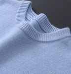 Soft Mohair Blend Crew Neck Sweater