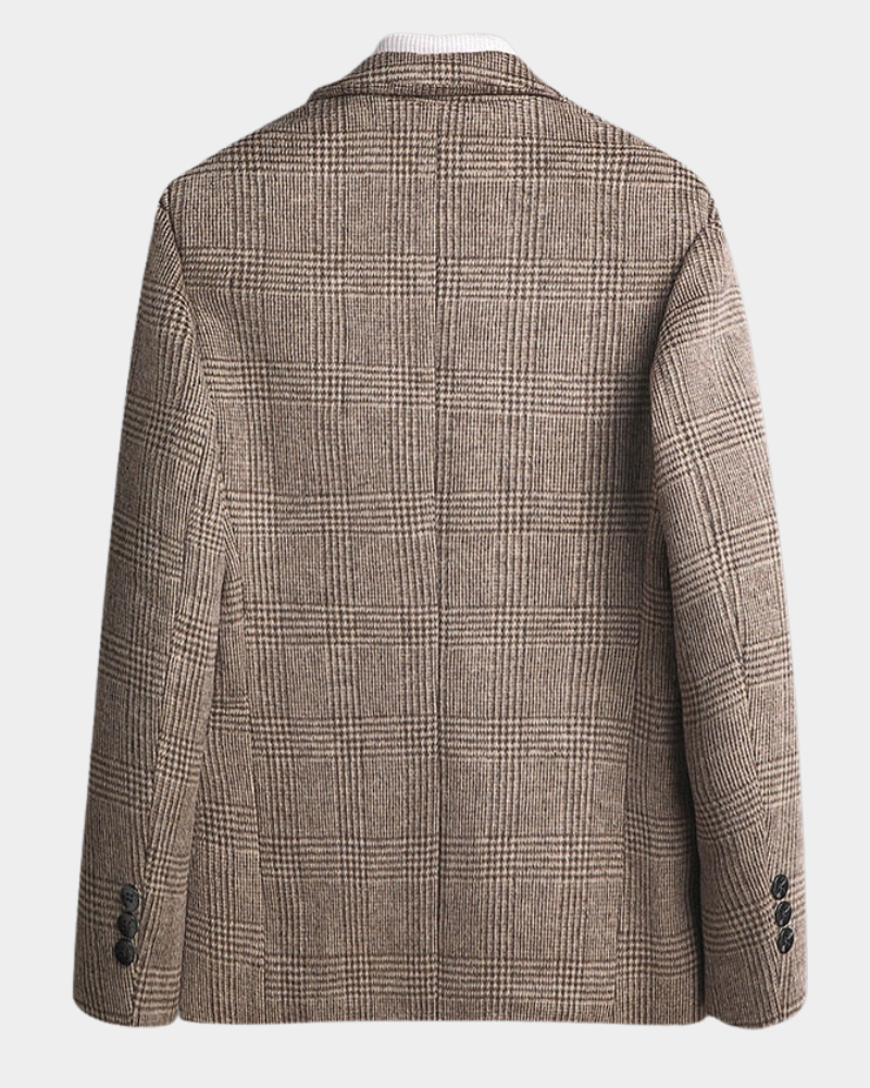 Textured Single Breasted Casual Blazer