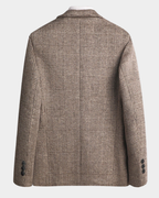 Textured Single Breasted Casual Blazer